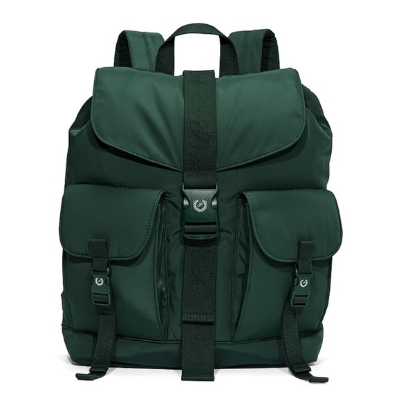 Victoria’s Secret PINK cargo backpack in dark green - Picture 1 of 4